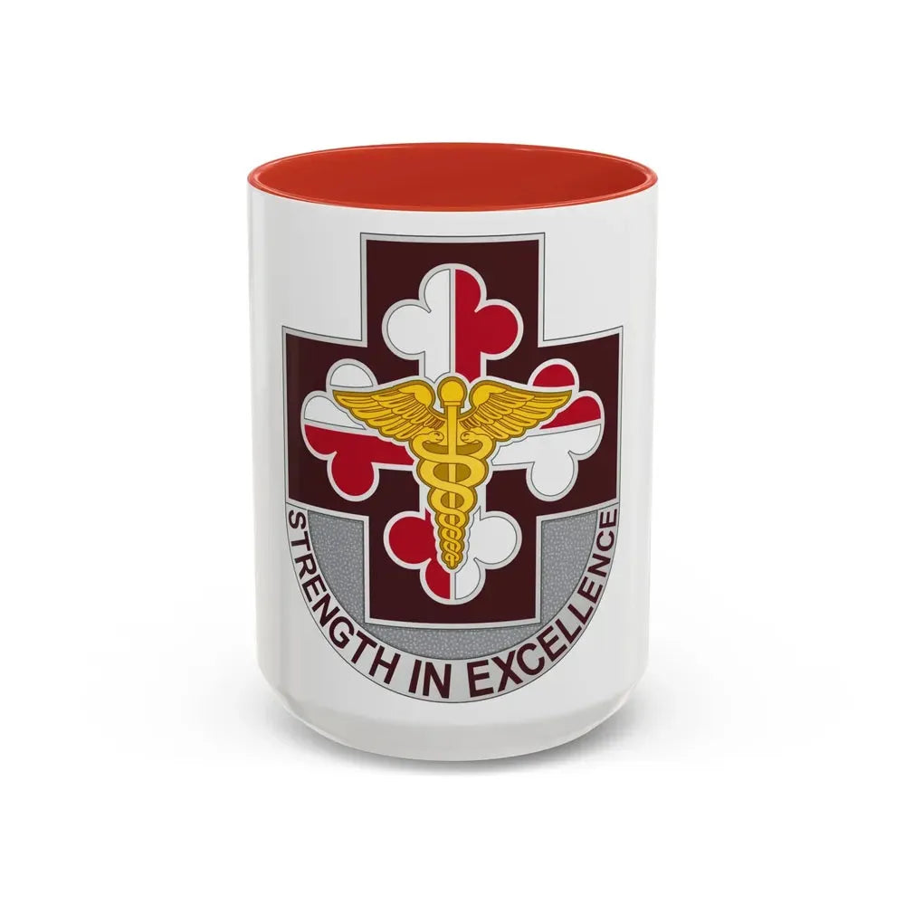 Dental Health Activity Fort Meade (U.S. Army) Accent Coffee Mug 15oz Red - Go Mug Yourself