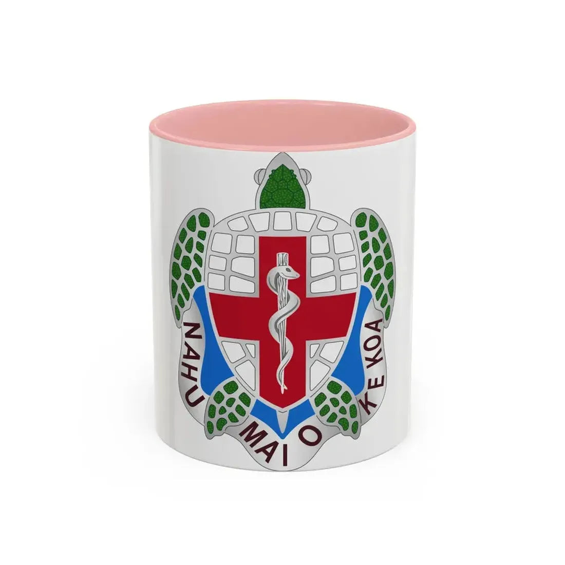 Dental Health Activity Hawaii (U.S. Army) Accent Coffee Mug 11oz Pink - Go Mug Yourself