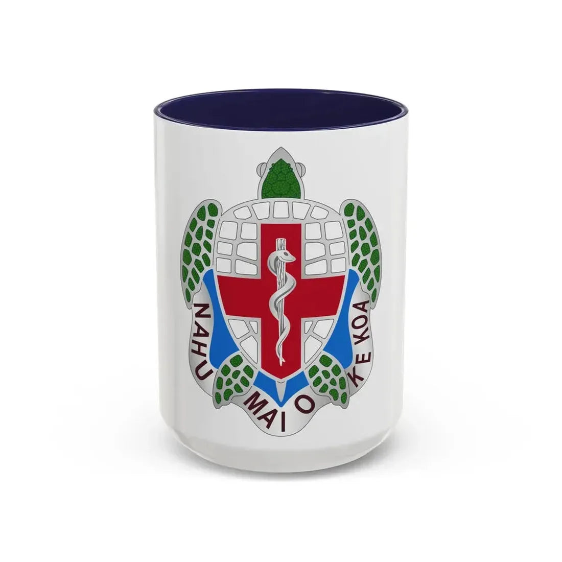 Dental Health Activity Hawaii (U.S. Army) Accent Coffee Mug 15oz Navy - Go Mug Yourself