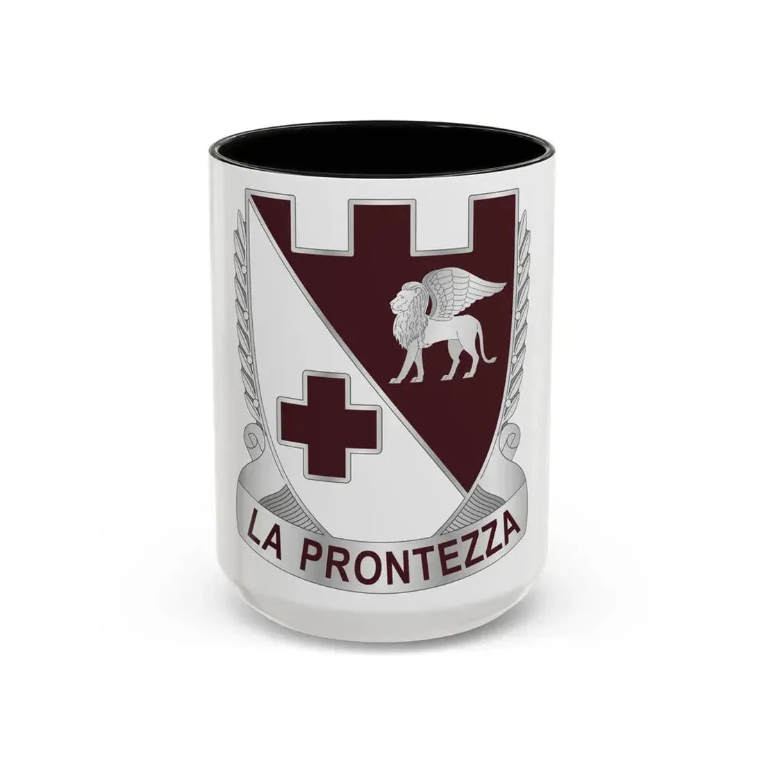Dental Health Activity Italy (U.S. Army) Accent Coffee Mug 15oz Black - Go Mug Yourself