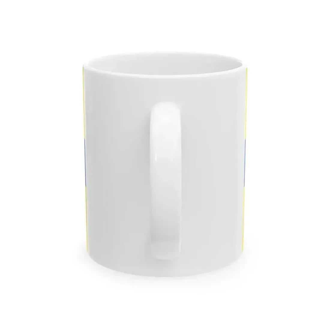 Dentergem flag (Belgium) White Coffee Mug - Go Mug Yourself