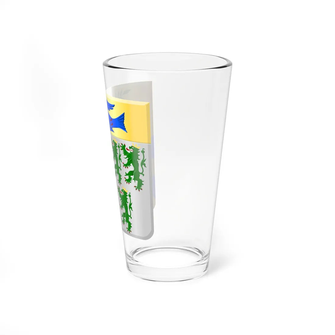 Dentergem wapen (Belgium) (Coat of Arms) Pint Glass 16oz - Go Mug Yourself