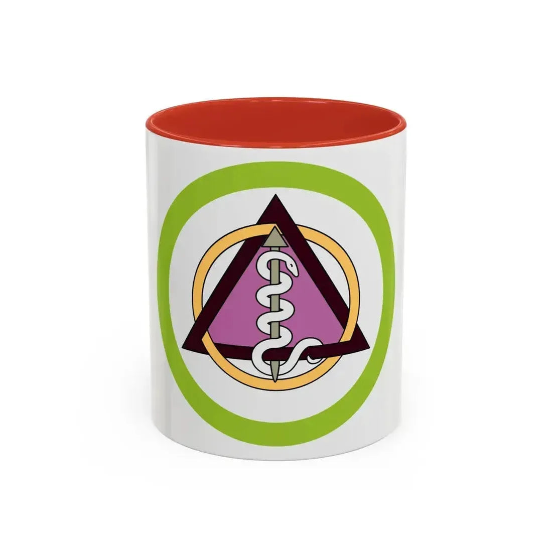 Dentistry (Boy Scout Merit Badge) Accent Coffee Mug 11oz Red - Go Mug Yourself