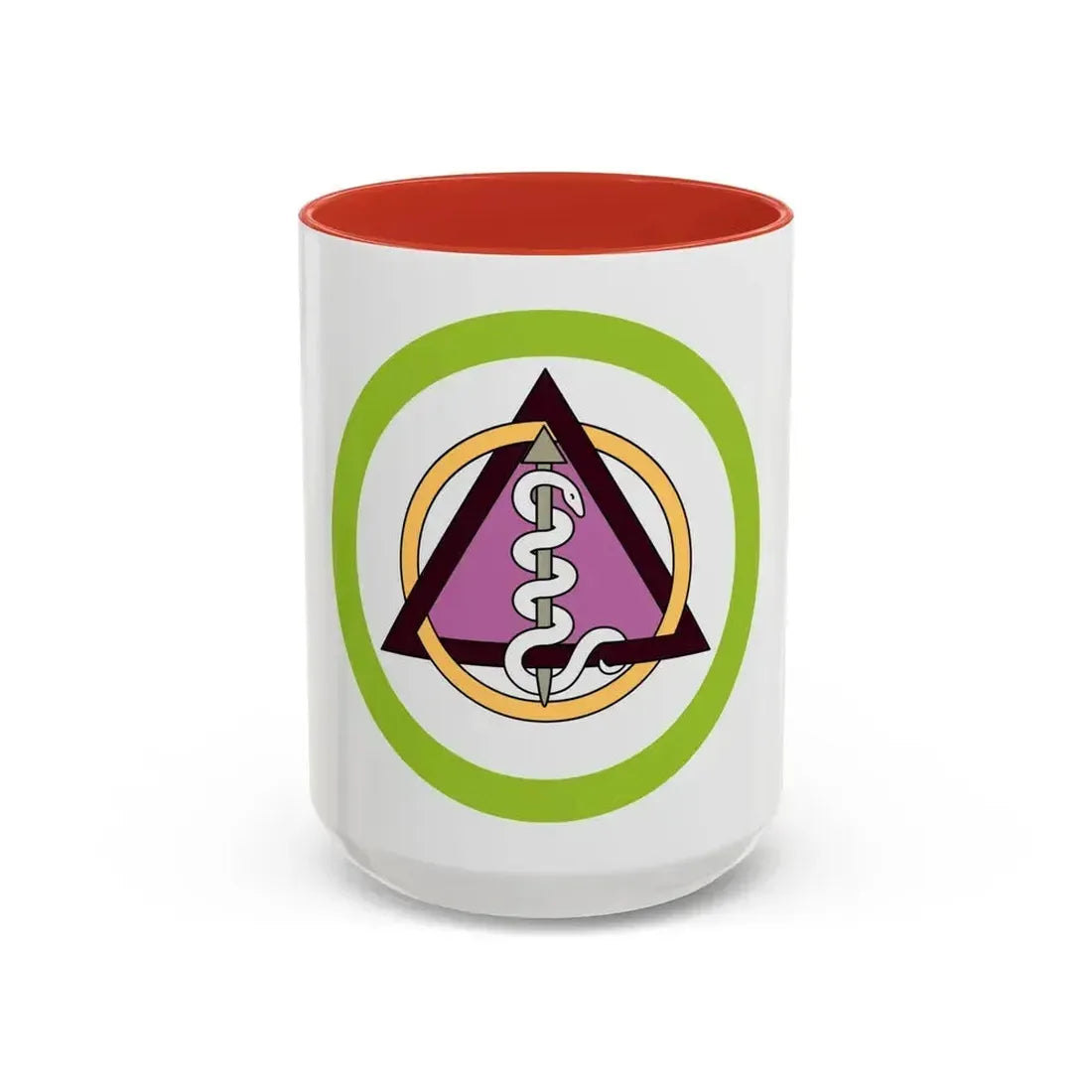 Dentistry (Boy Scout Merit Badge) Accent Coffee Mug 15oz Red - Go Mug Yourself