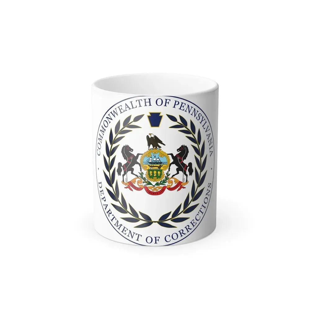 Department of Corrections of Pennsylvania - Color Changing Coffee Mug 11oz - Go Mug Yourself