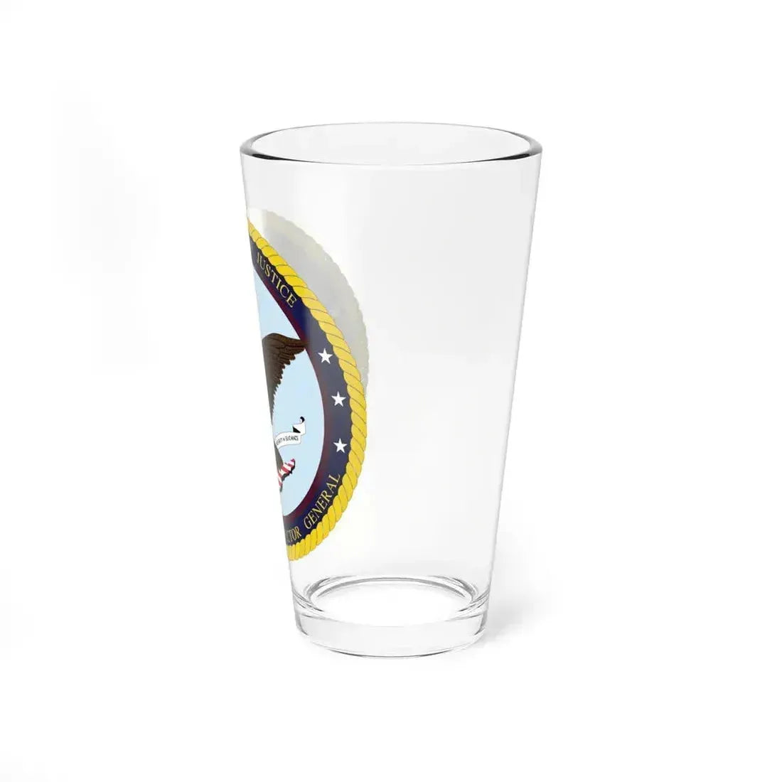 Department of Justice Office of the Inspector General v2 - Pint Glass 16oz - Go Mug Yourself