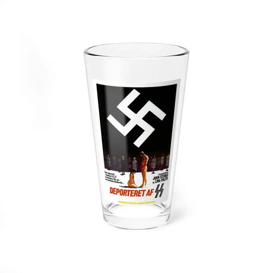 DEPORTED WOMEN OF THE SS SPECIAL SECTION (DANISH) 1976 Movie Poster - Pint Glass 16oz 16oz - Go Mug Yourself