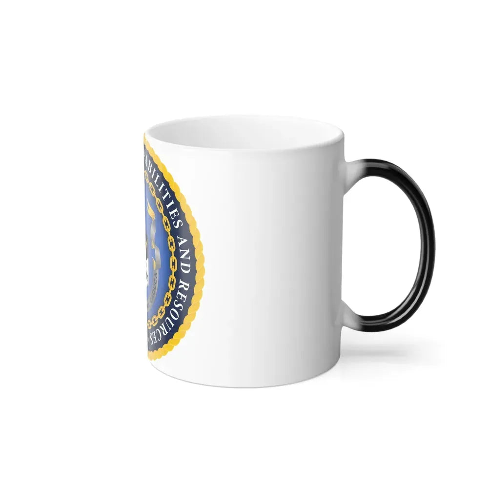Deputy Chief of Naval Operations for Integration of Capabilities and Resources N8 (U.S. Navy) Color Changing Mug 11oz - Go Mug Yourself