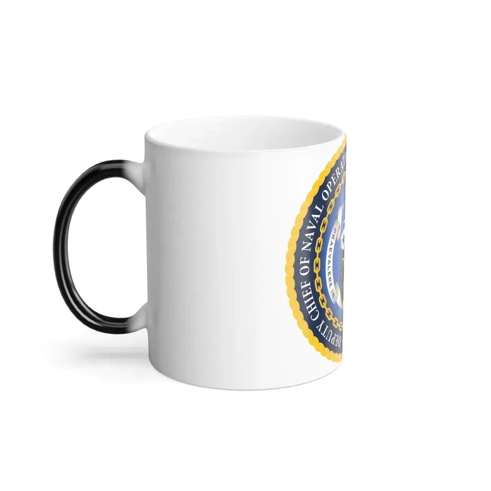Deputy Chief of Naval Operations for Warfighting Development N7 (U.S. Navy) Color Changing Mug 11oz - Go Mug Yourself