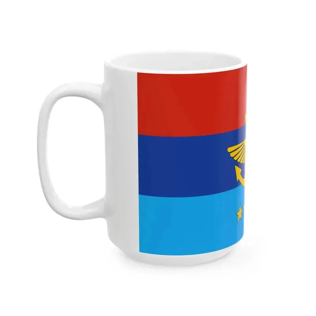 Deputy Commander in Chief flag of Myanmar (Myanmar) White Coffee Mug - Go Mug Yourself