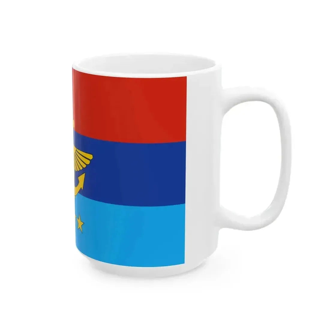 Deputy Commander in Chief flag of Myanmar (Myanmar) White Coffee Mug - Go Mug Yourself