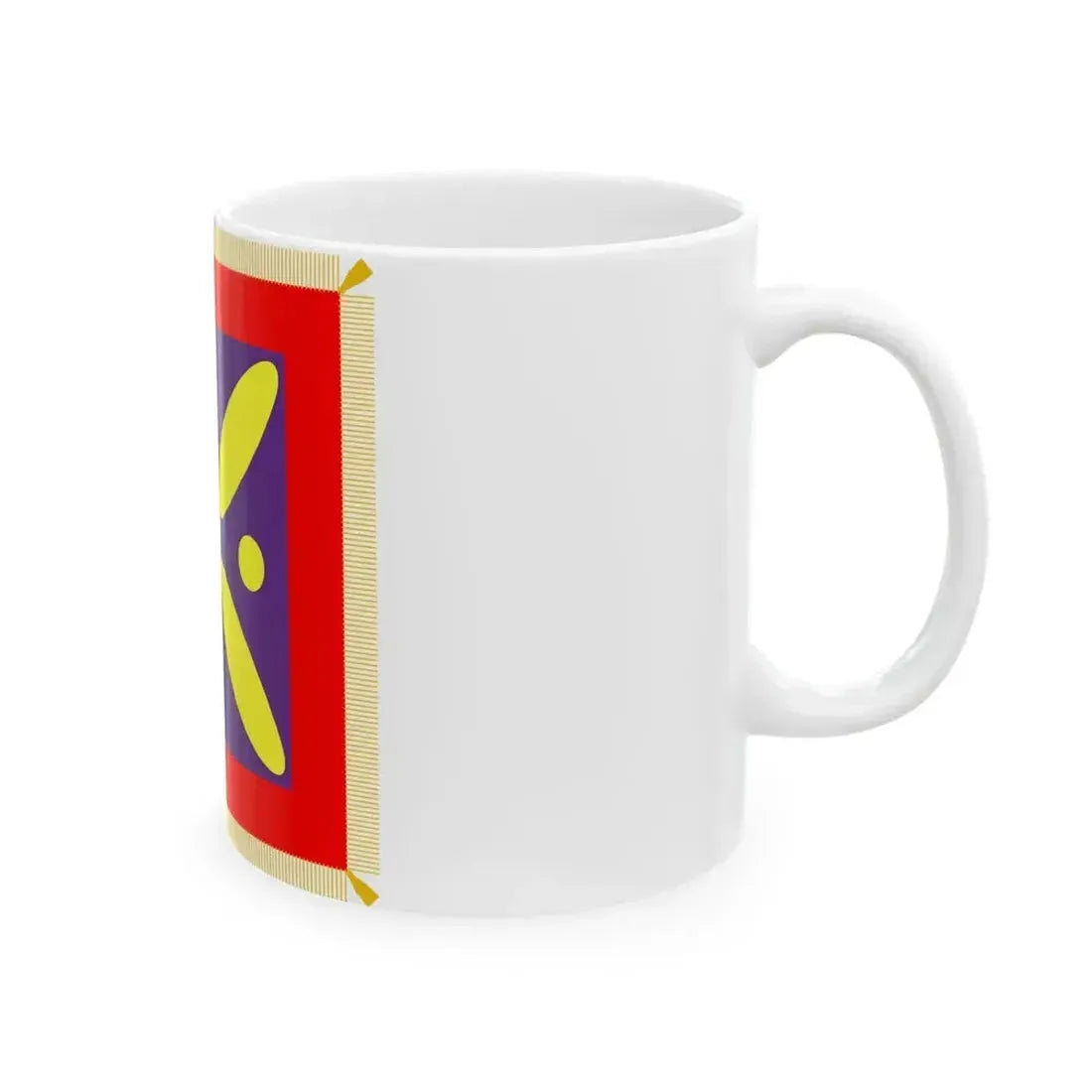 Derafsh Kaviani flag of the late Sassanid Empire (Iran) White Coffee Mug - Go Mug Yourself
