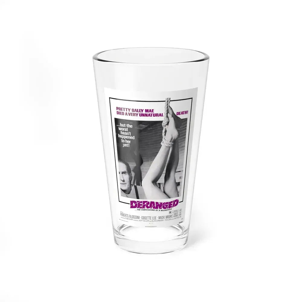 DERANGED 1974 Movie Poster - Pint Glass 16oz 16oz - Go Mug Yourself
