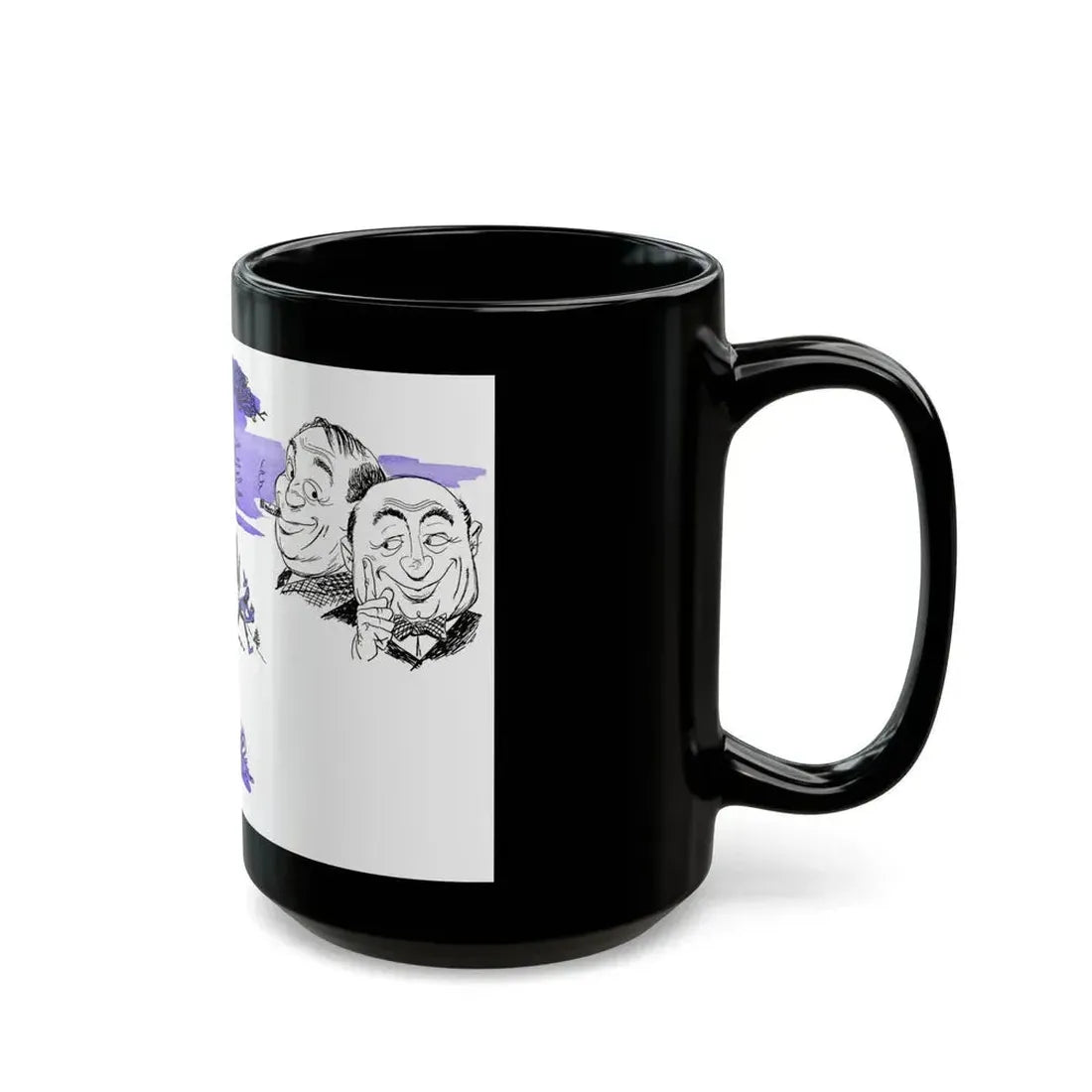 Dere's Sad News Here, Bluebook, August 1952 - Black Coffee Mug - Go Mug Yourself