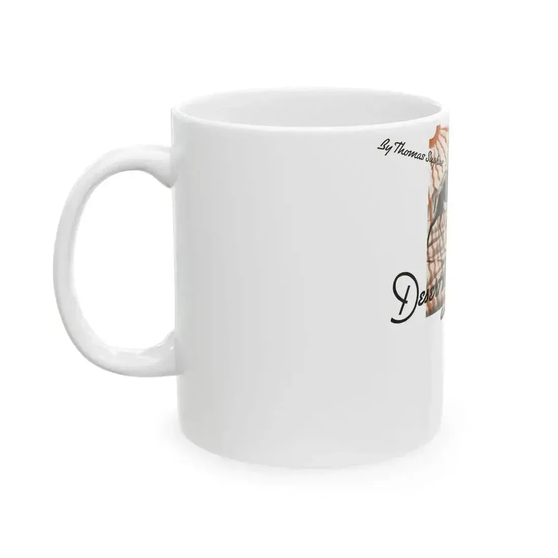 Desert Heat and London Fog, The American Magazine, January 1935 - White Coffee Mug - Go Mug Yourself