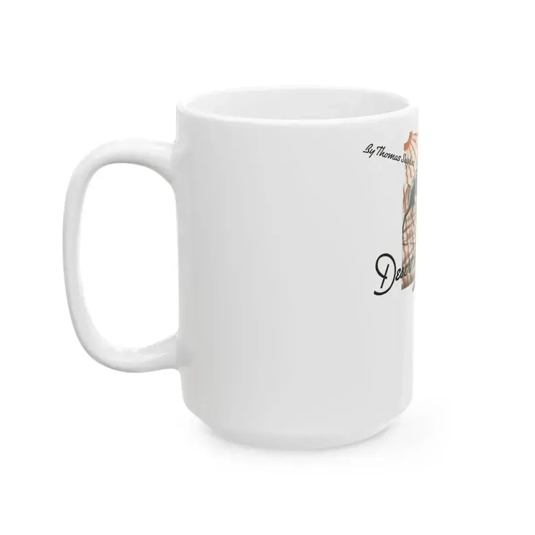Desert Heat and London Fog, The American Magazine, January 1935 - White Coffee Mug - Go Mug Yourself