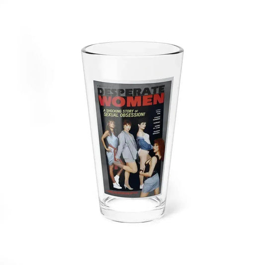 DESPERATE WOMEN 1985 Movie Poster - Pint Glass 16oz 16oz - Go Mug Yourself