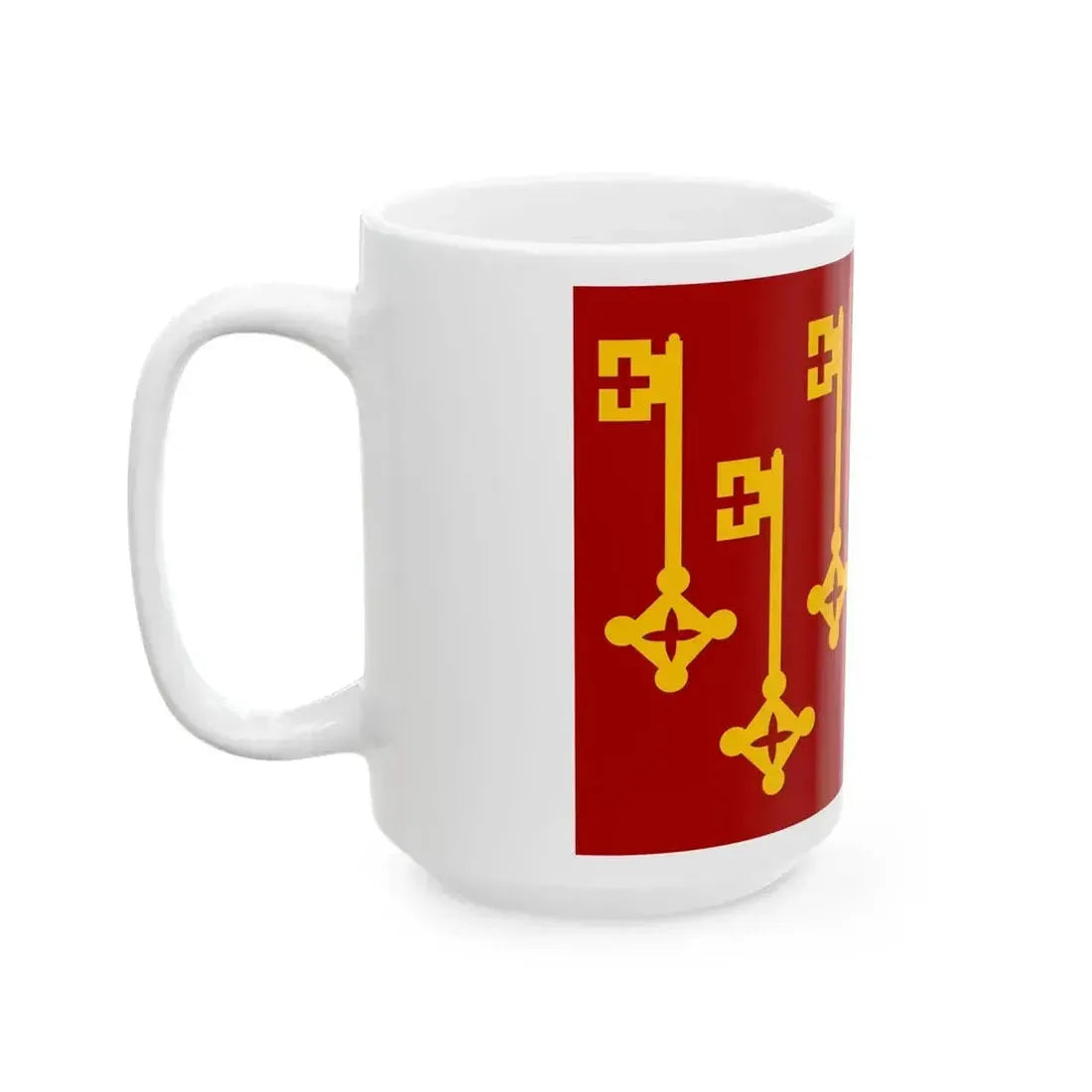 Destelbergen vlag (Belgium) White Coffee Mug - Go Mug Yourself