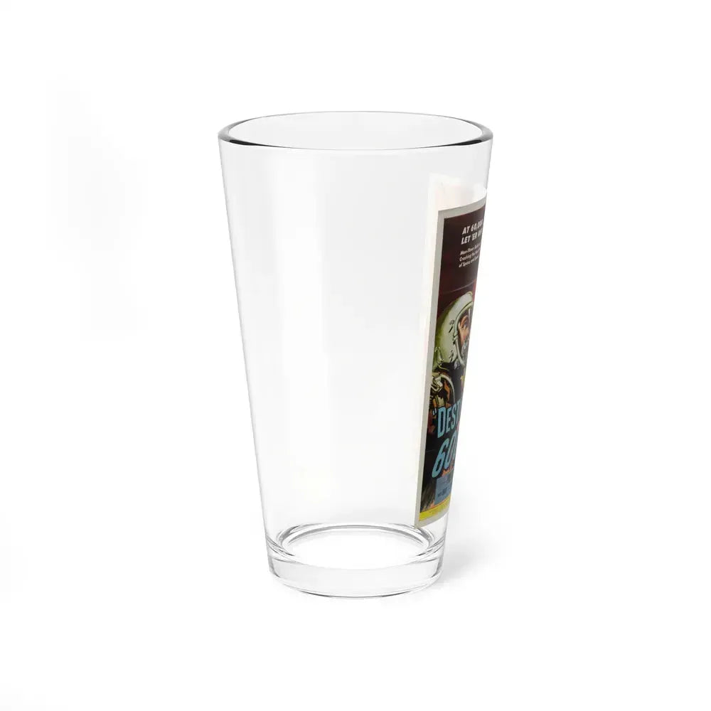 DESTINATION 60000 1957 Movie Poster - Pint Glass 16oz - Go Mug Yourself