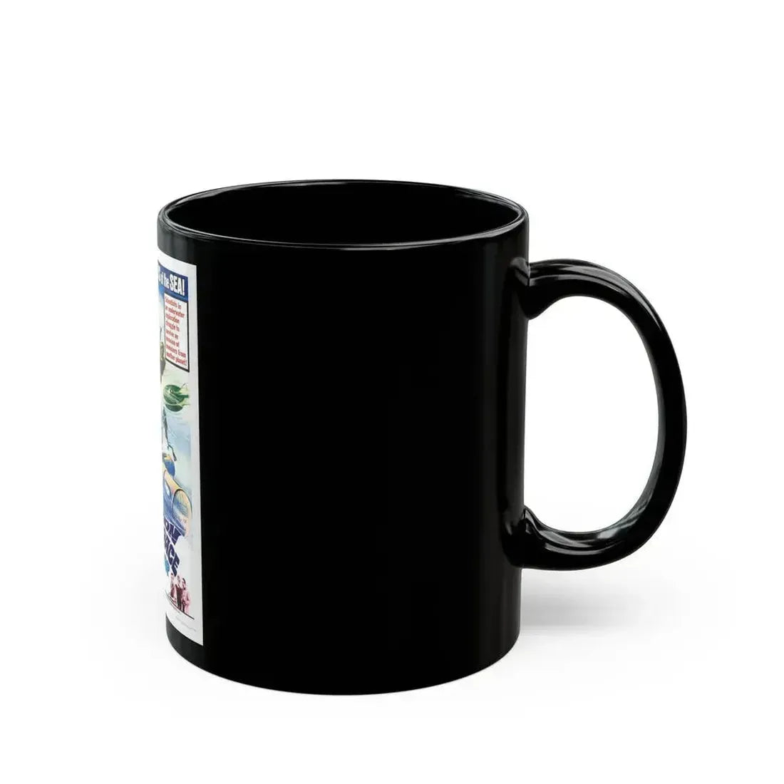 DESTINATION INNER SPACE 1966 Movie Poster - Black Coffee Mug - Go Mug Yourself