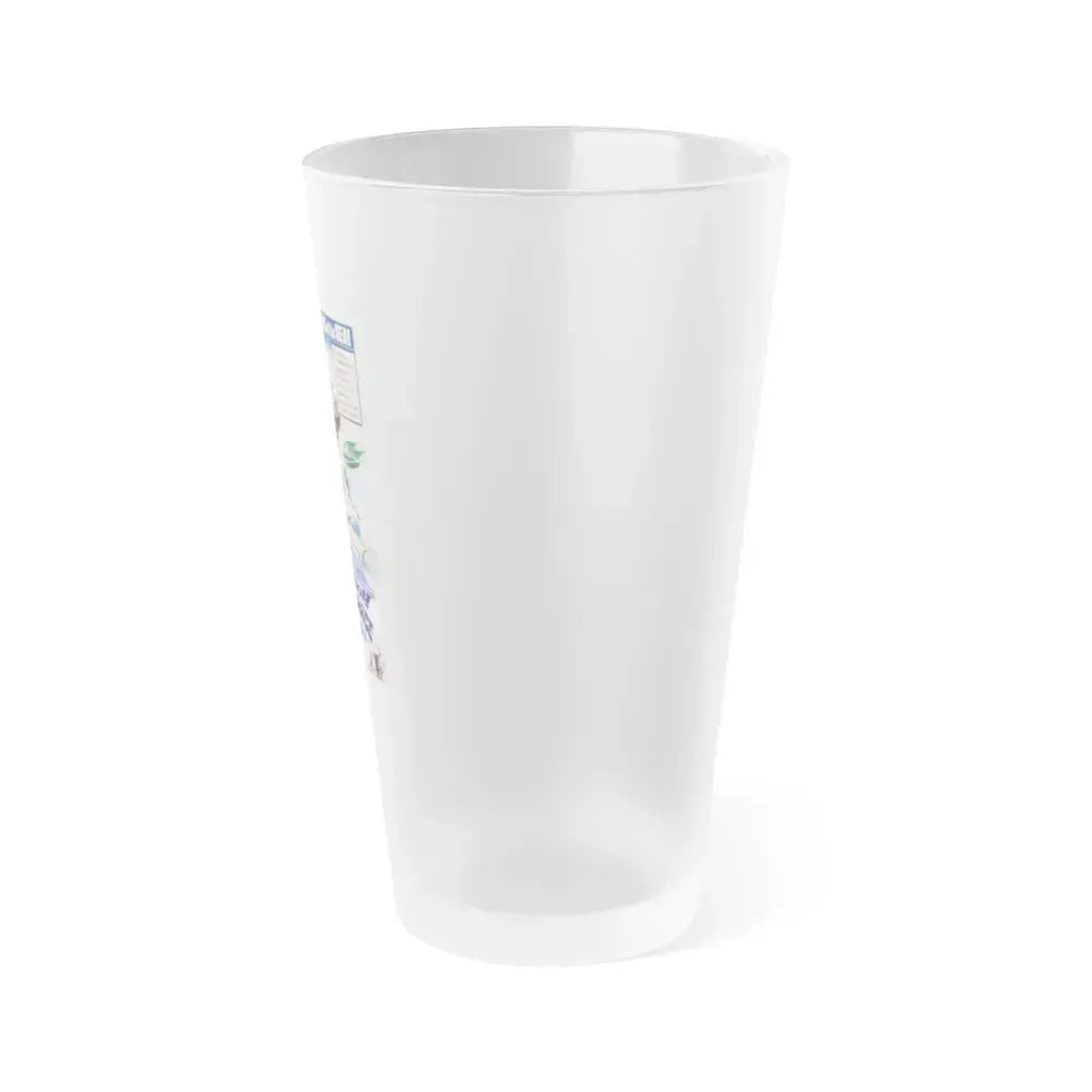 DESTINATION INNER SPACE 1966 Movie Poster - Frosted Pint Glass 16oz - Go Mug Yourself