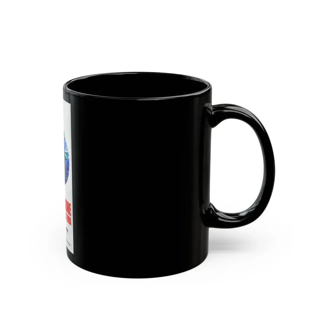 DESTINATION INNER SPACE (ITALIAN) 1966 Movie Poster - Black Coffee Mug - Go Mug Yourself