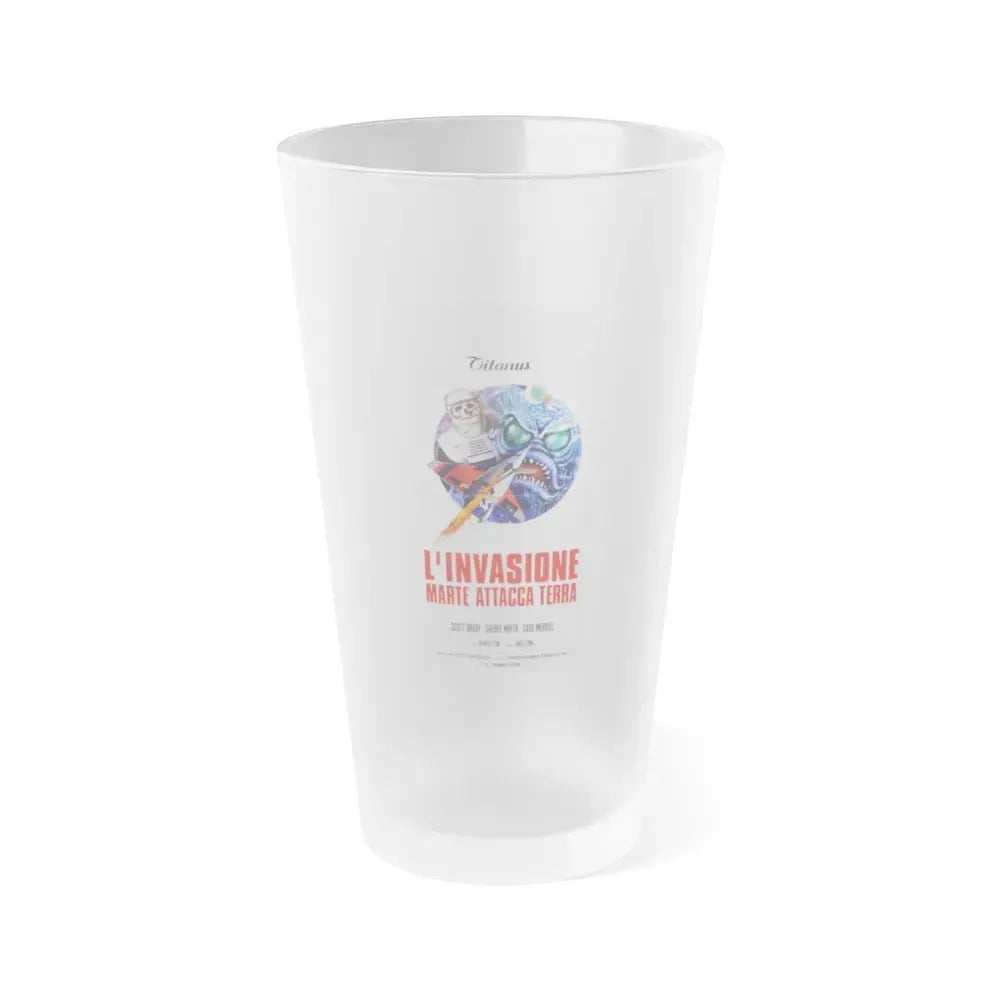 DESTINATION INNER SPACE (ITALIAN) 1966 Movie Poster - Frosted Pint Glass 16oz 16oz Frosted - Go Mug Yourself