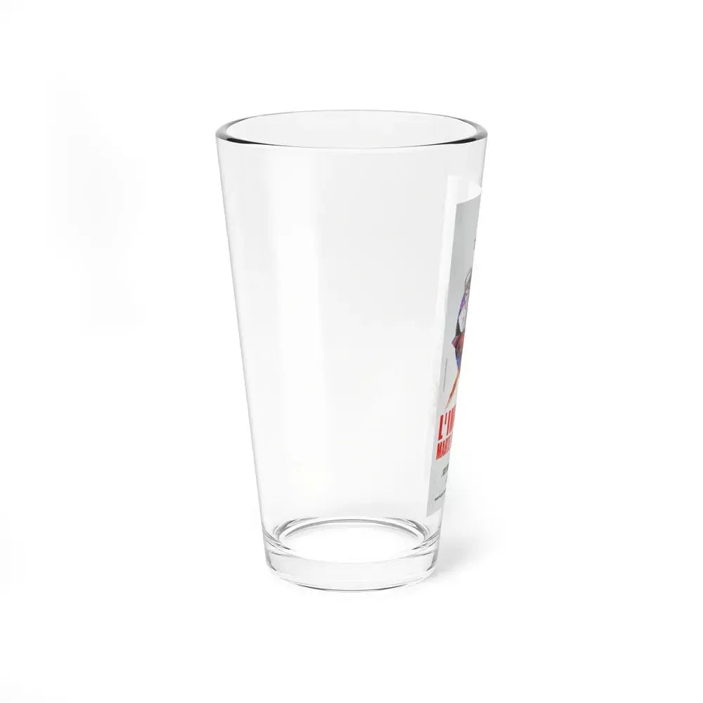 DESTINATION INNER SPACE (ITALIAN) 1966 Movie Poster - Pint Glass 16oz - Go Mug Yourself