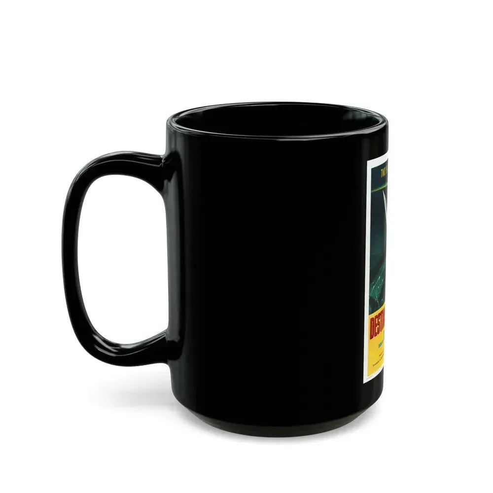 DESTINATION MOON 1950 Movie Poster - Black Coffee Mug - Go Mug Yourself