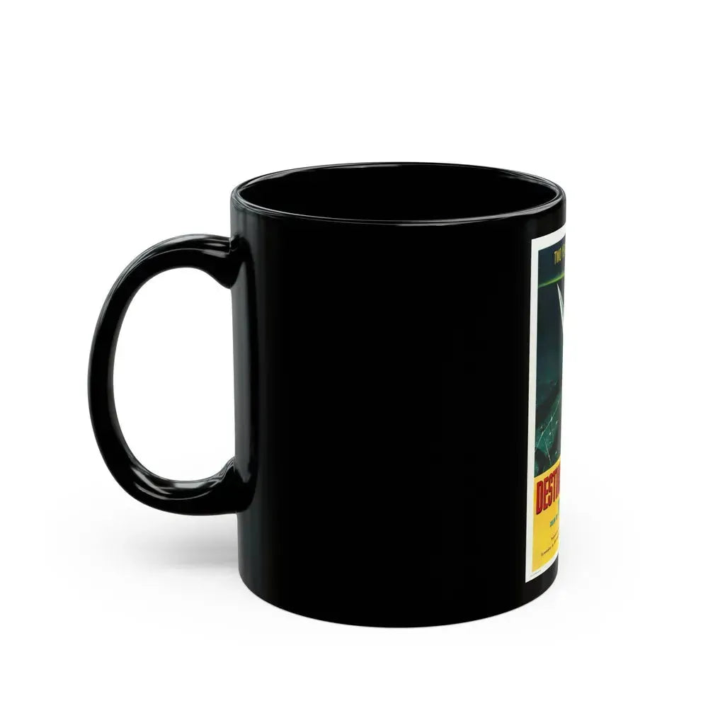 DESTINATION MOON 1950 Movie Poster - Black Coffee Mug - Go Mug Yourself