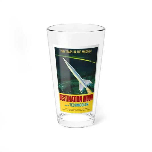 DESTINATION MOON 1950 Movie Poster - Pint Glass 16oz 16oz - Go Mug Yourself