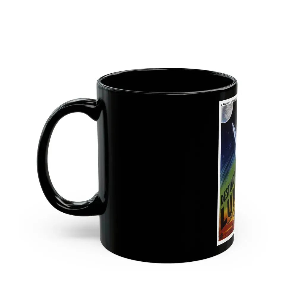 DESTINATION MOON (FRENCH) 1950 Movie Poster - Black Coffee Mug - Go Mug Yourself