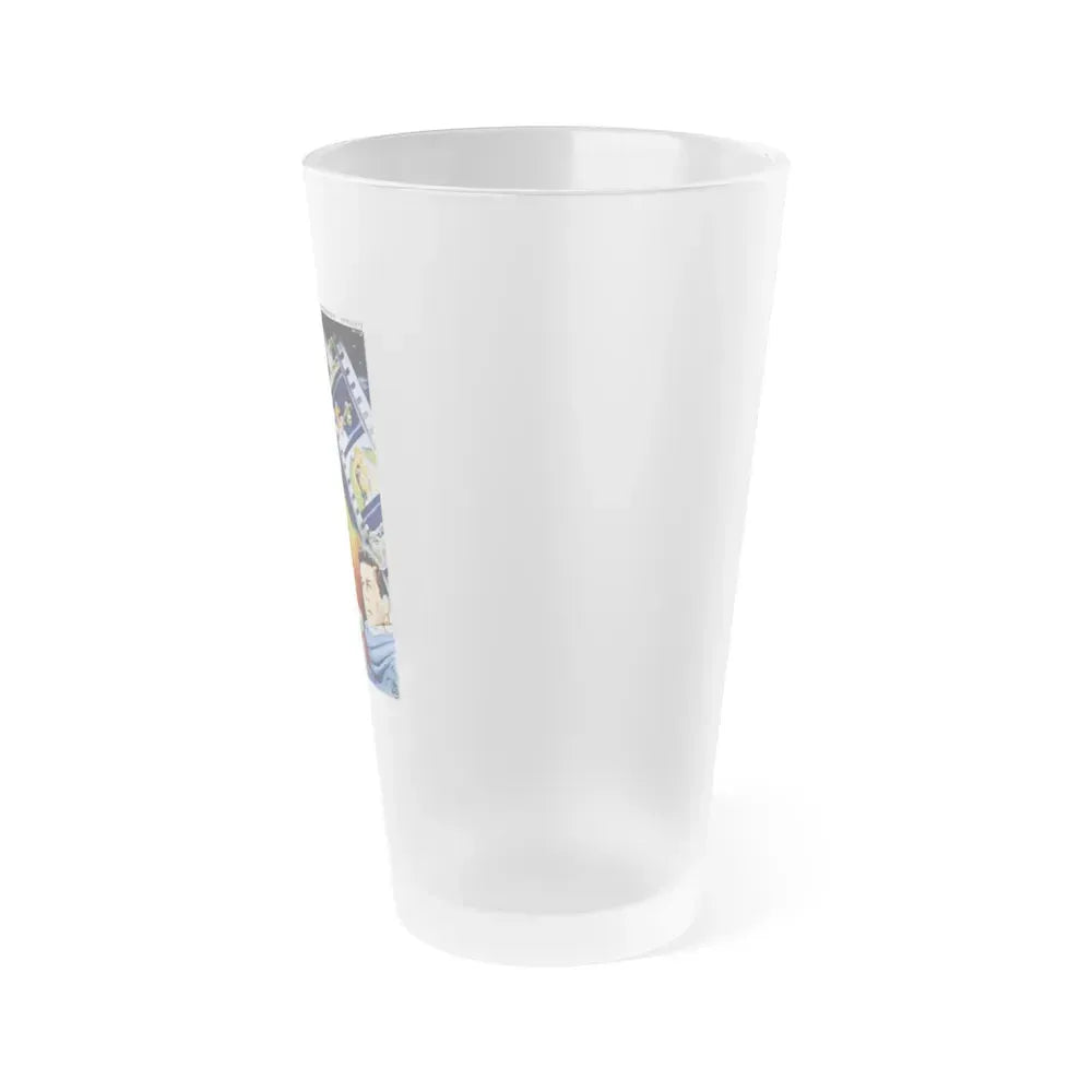 DESTINATION MOON (FRENCH) 1950 Movie Poster - Frosted Pint Glass 16oz - Go Mug Yourself