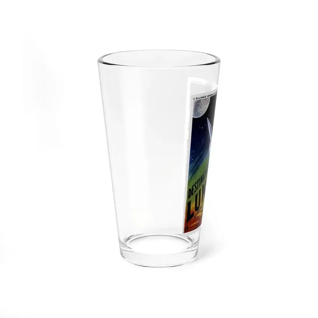 DESTINATION MOON (FRENCH) 1950 Movie Poster - Pint Glass 16oz - Go Mug Yourself