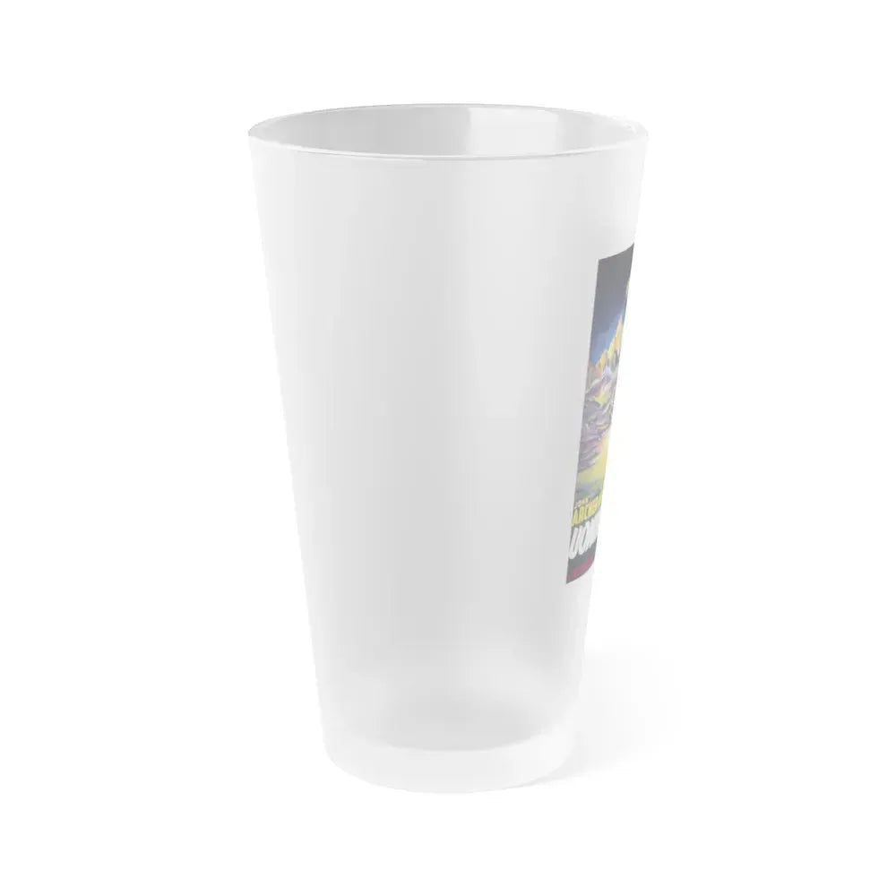 DESTINATION MOON (ITALIAN) 1950 Movie Poster - Frosted Pint Glass 16oz - Go Mug Yourself