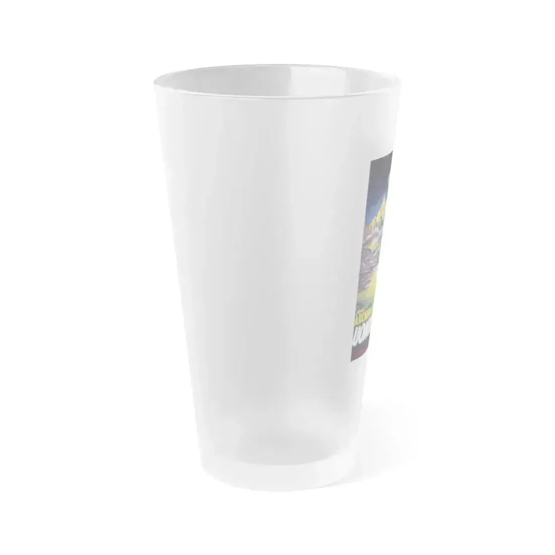 DESTINATION MOON (ITALIAN) 1950 Movie Poster - Frosted Pint Glass 16oz - Go Mug Yourself