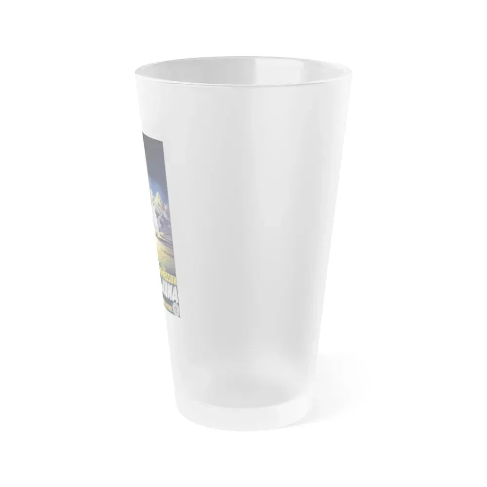 DESTINATION MOON (ITALIAN) 1950 Movie Poster - Frosted Pint Glass 16oz - Go Mug Yourself
