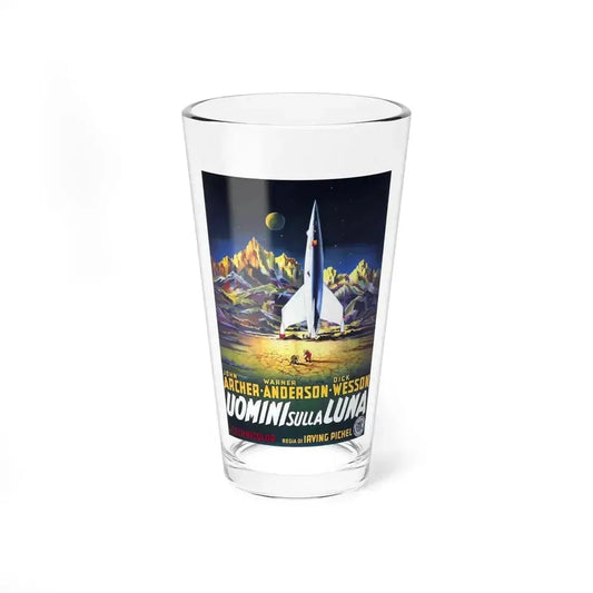 DESTINATION MOON (ITALIAN) 1950 Movie Poster - Pint Glass 16oz 16oz - Go Mug Yourself