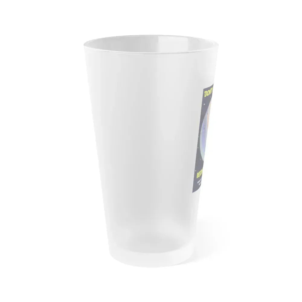 DESTINATION MOON (TEASER) 1950 Movie Poster - Frosted Pint Glass 16oz - Go Mug Yourself