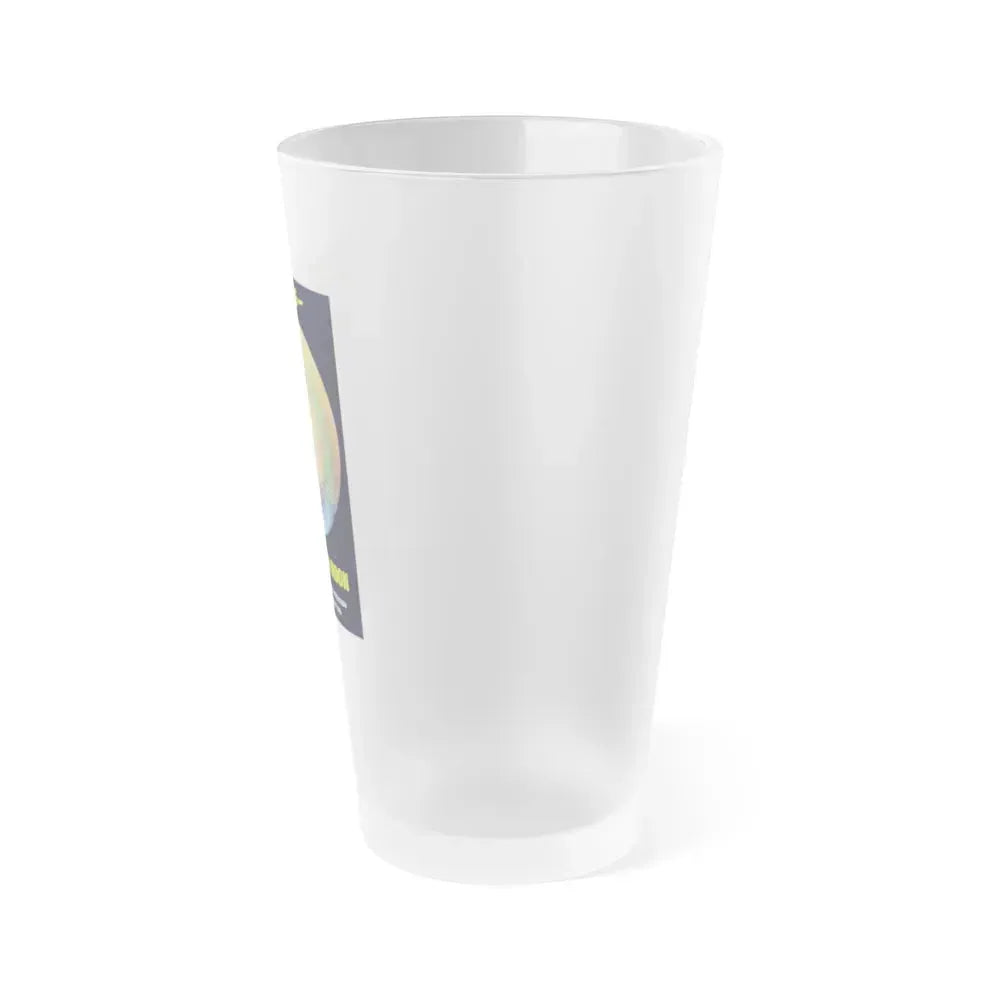 DESTINATION MOON (TEASER) 1950 Movie Poster - Frosted Pint Glass 16oz - Go Mug Yourself