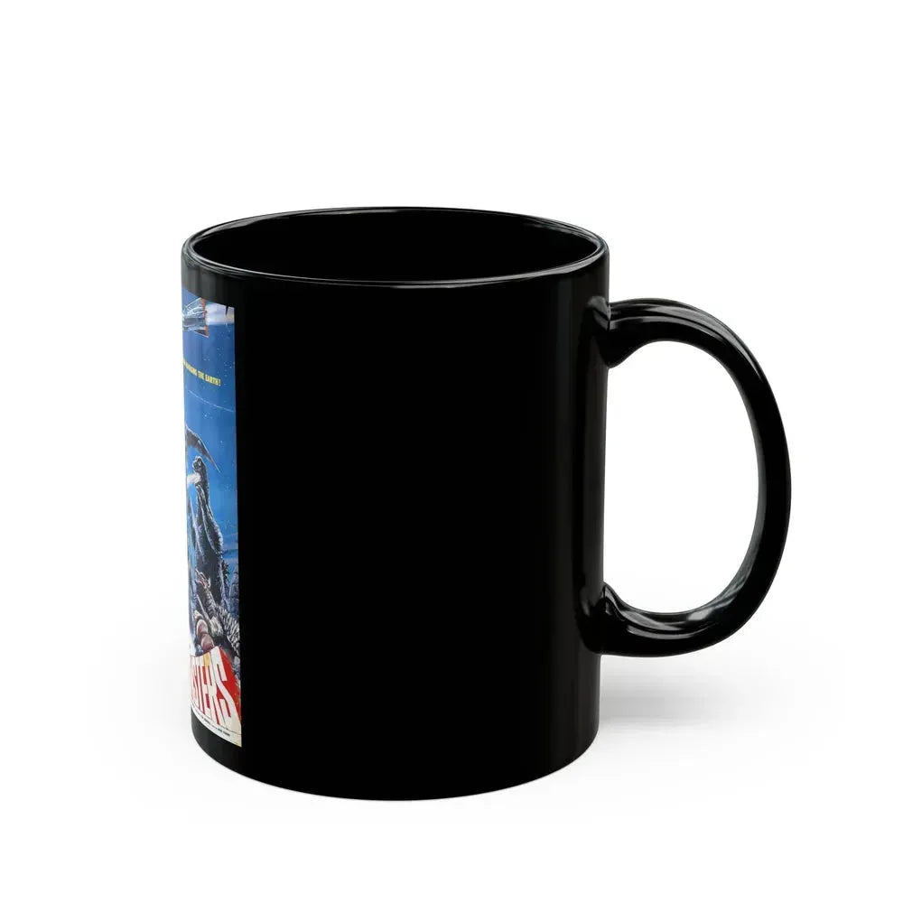 DESTROY ALL MONSTERS (2) GODZILLA 1968 Movie Poster - Black Coffee Mug - Go Mug Yourself
