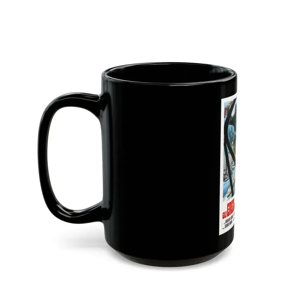 DESTROY ALL MONSTERS (3) GODZILLA 1968 Movie Poster - Black Coffee Mug - Go Mug Yourself