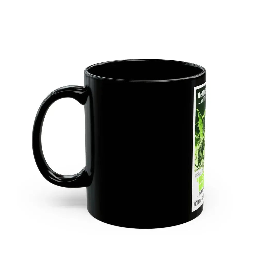 DESTROY ALL MONSTERS (GODZILLA) 2 1968 Movie Poster - Black Coffee Mug - Go Mug Yourself