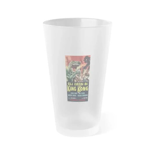 DESTROY ALL MONSTERS (GODZILLA) (ITALIAN) 2 1968 Movie Poster - Frosted Pint Glass 16oz Default Title - Go Mug Yourself