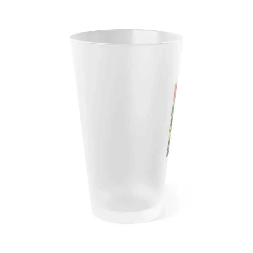 DESTROY ALL MONSTERS (GODZILLA) (ITALIAN) 2 1968 Movie Poster - Frosted Pint Glass 16oz - Go Mug Yourself
