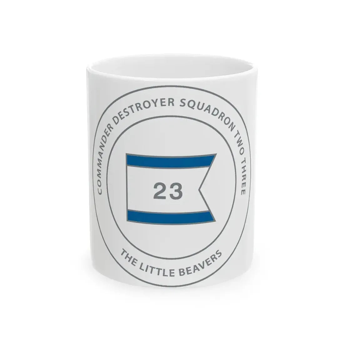 Destroyer Sq 23 COMDESRON 23 (U.S. Navy) White Coffee Mug - Go Mug Yourself