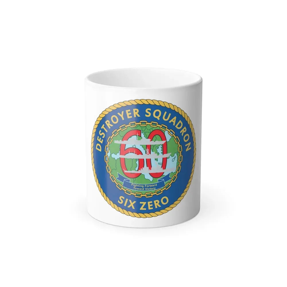Destroyer Sq 60 v2 (U.S. Navy) Color Changing Mug 11oz Default Title 11oz - Go Mug Yourself