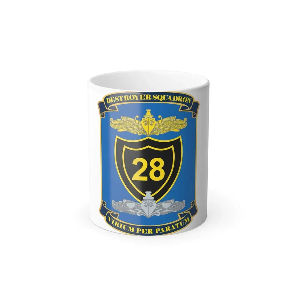 Destroyer Squadron COMDESRON 28 (U.S. Navy) Color Changing Mug 11oz Default Title 11oz - Go Mug Yourself