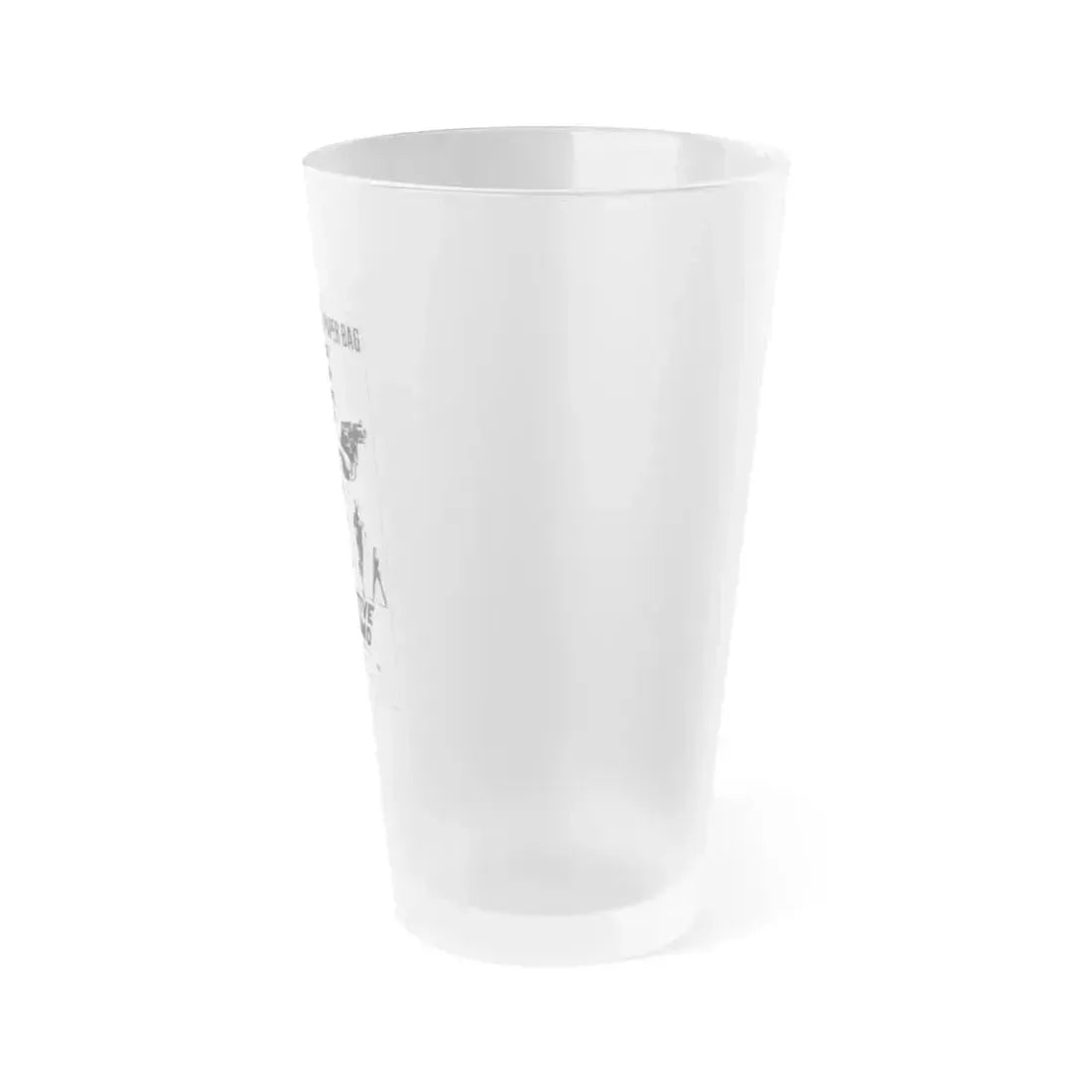 DETECTIVE GERONIMO (THE MAD BOMBER) 1973 Movie Poster - Frosted Pint Glass 16oz - Go Mug Yourself