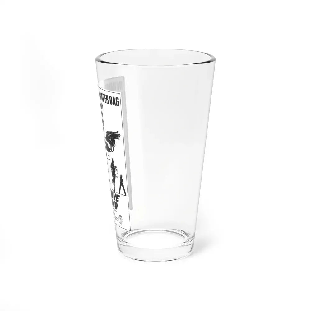 DETECTIVE GERONIMO (THE MAD BOMBER) 1973 Movie Poster - Pint Glass 16oz - Go Mug Yourself